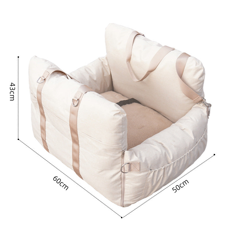 Luxe Autostoelkussen voor HondenComfort & Veiligheid Tijdens Elk Ritje