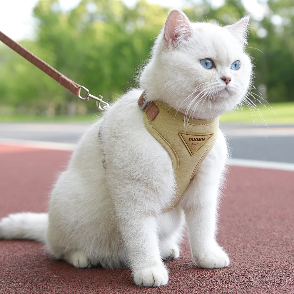 Zacht en Comfortabel Kat Harnas en Lijn – Perfect voor Kleine Huisdieren - Lumoraa