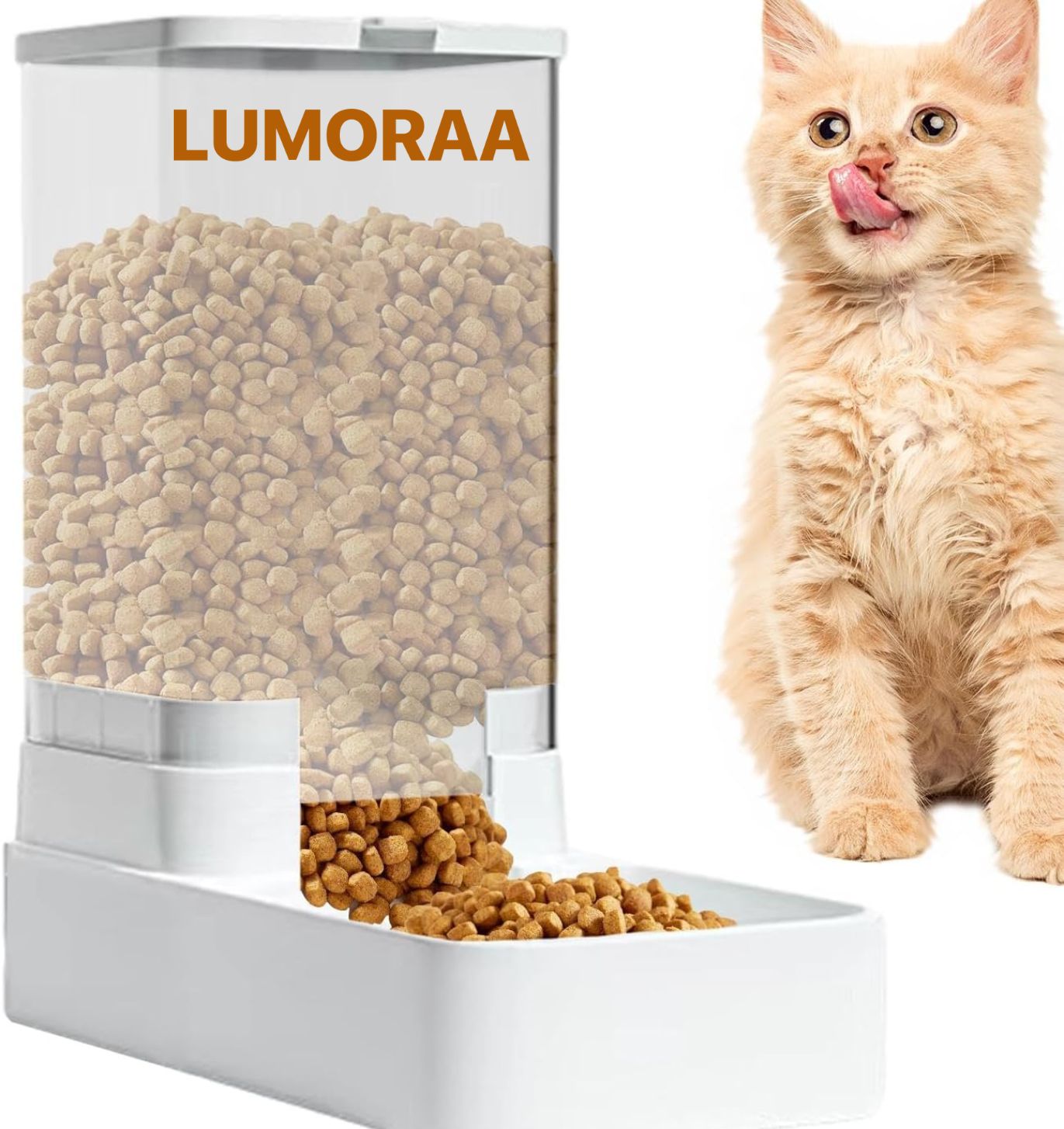 AutoPaws – Slimme Automatische Voeder- en Waterdispenser met Gravity Voedselopslag voor Katten en Honden - Lumoraa