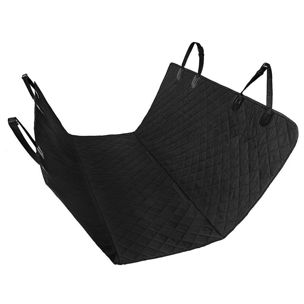 Hond Auto Zitplaatshoes Mesh Dierenvervoerder Hammock Veiligheidsbeschermer Auto Achterbankmat Met Rits En Zak Voor Reizen - Lumoraa