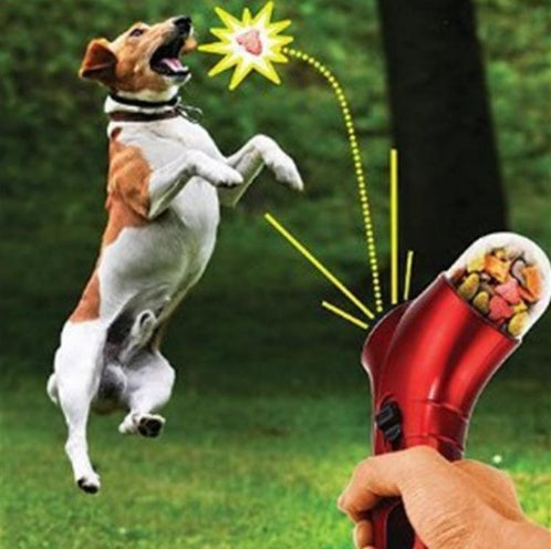 Automatische Voerwerper voor Huisdieren Interactief Speelgoed voor Hond & Kat | Snack Katapult Feeder - Lumoraa