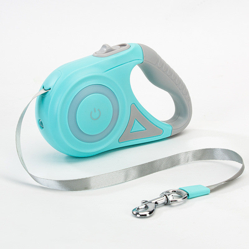 Lumoraa™ Retractable Dog Leash – 3M & 5M | Auto Brake, LED Light, Explosion-Proof Design, Optional Collar - Lumoraa