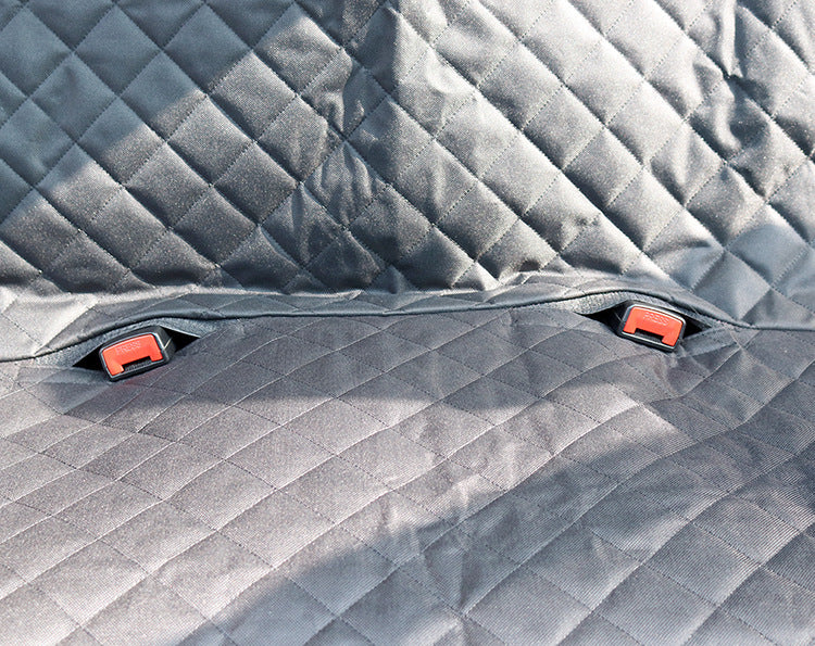 Hond Auto Zitplaatshoes Mesh Dierenvervoerder Hammock Veiligheidsbeschermer Auto Achterbankmat Met Rits En Zak Voor Reizen - Lumoraa