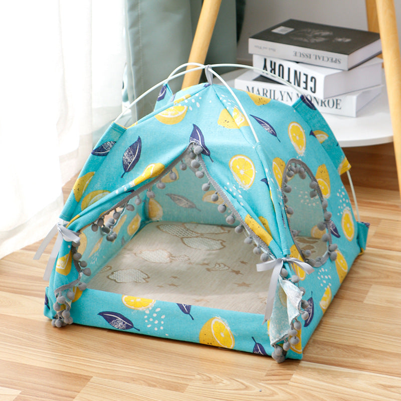 Katten Tent Kat Kat Huis Gesloten Huisdier Bed - Lumoraa