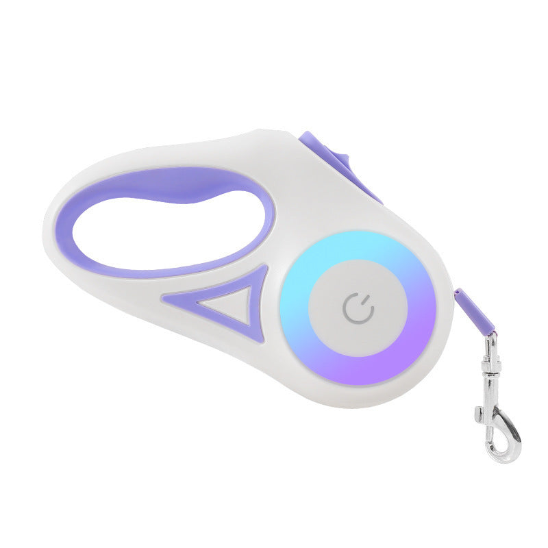 Lumoraa™ Retractable Dog Leash – 3M & 5M | Auto Brake, LED Light, Explosion-Proof Design, Optional Collar - Lumoraa