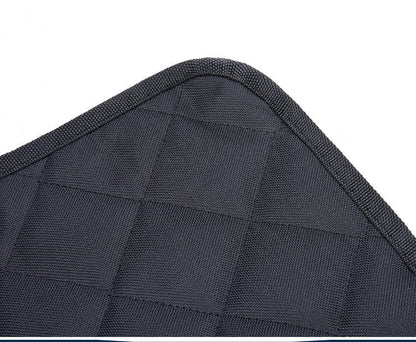 Hond Auto Zitplaatshoes Mesh Dierenvervoerder Hammock Veiligheidsbeschermer Auto Achterbankmat Met Rits En Zak Voor Reizen - Lumoraa