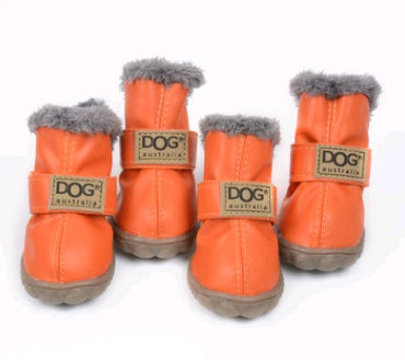 Dikke sneeuwlaarzen voor honden, houd warme teddy herfst- en winterschoenen