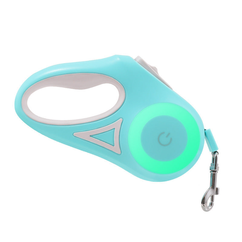 Lumoraa™ Retractable Dog Leash – 3M & 5M | Auto Brake, LED Light, Explosion-Proof Design, Optional Collar - Lumoraa