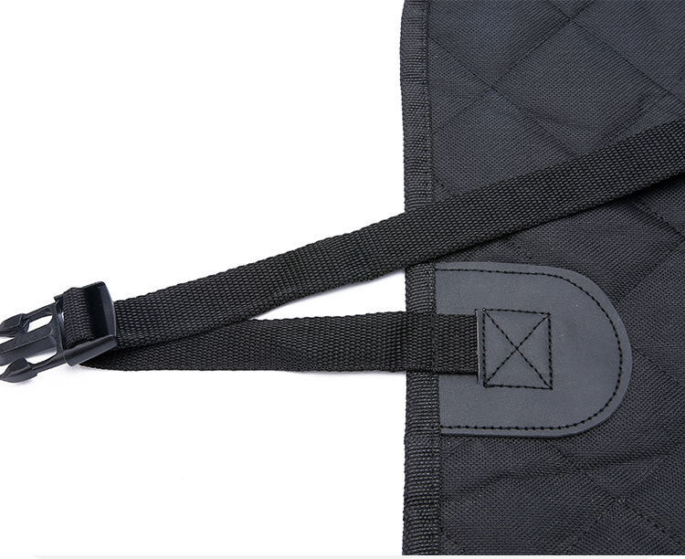 Hond Auto Zitplaatshoes Mesh Dierenvervoerder Hammock Veiligheidsbeschermer Auto Achterbankmat Met Rits En Zak Voor Reizen - Lumoraa