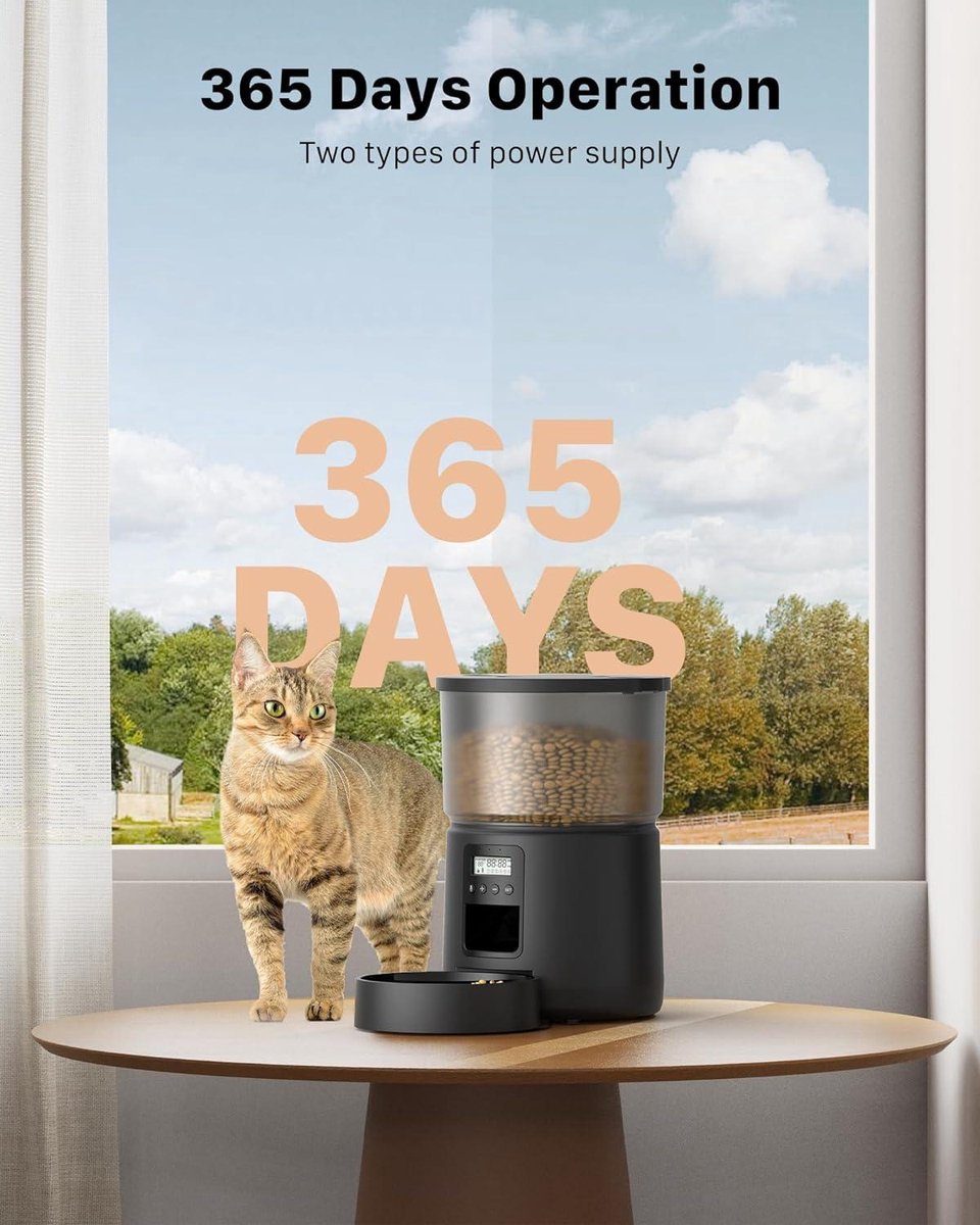 LumoFeeder – Slimme Voederautomaat 4L voor Honden en Katten - Lumoraa