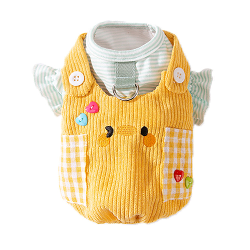 Herfst en Winter Hond Klein Dier Twee-benige Overall Pak - Lumoraa