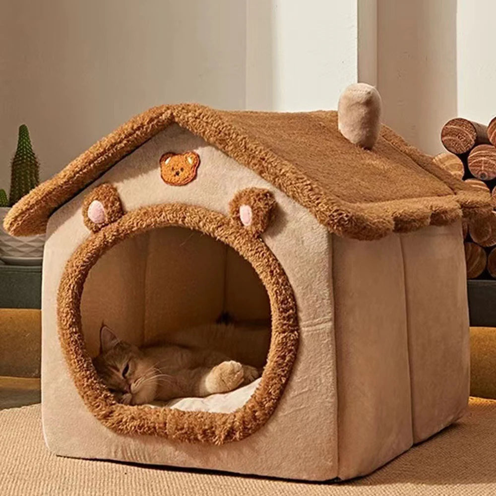 Luxe Kattenbed – Zacht, Comfortabel & Stijlvol voor Huisdieren - Lumoraa