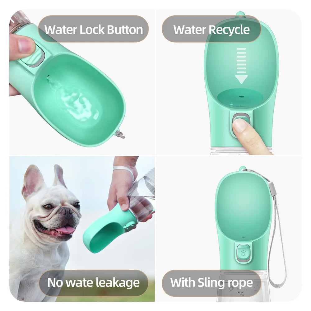 Reiswaterfles voor Honden en Katten - Lumoraa