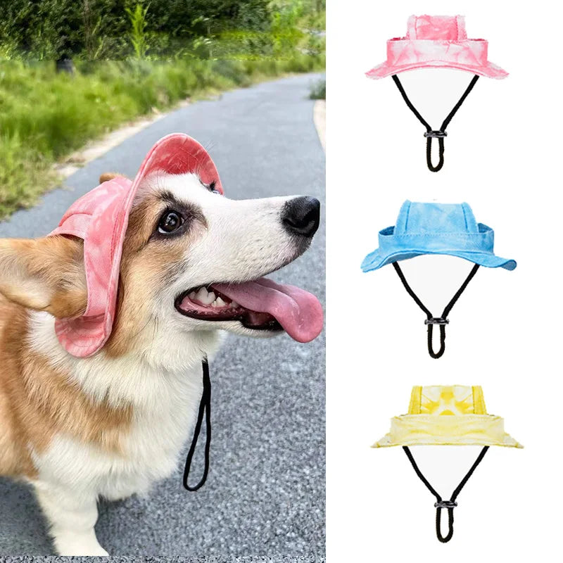 Zomerse Pet Cap voor Katten & Kleine Honden – Met Oorgaten - Lumoraa
