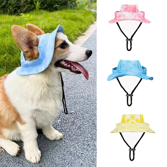 Zomerse Pet Cap voor Katten & Kleine Honden – Met Oorgaten - Lumoraa