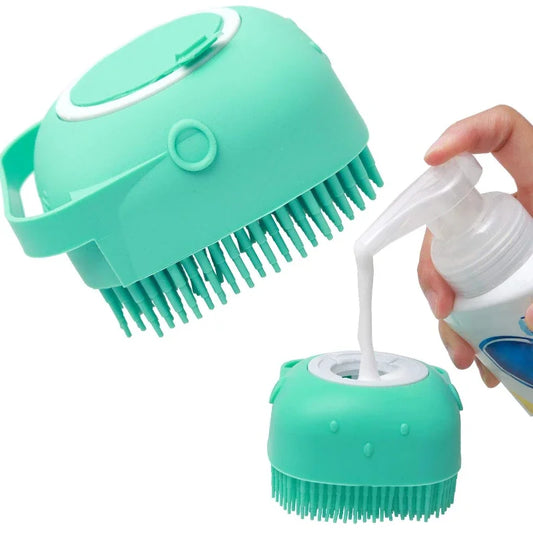 🐶🛁 2-in-1 Hondendoucheborstel – Masseren en Reinigen in Eén Beweging - Lumoraa