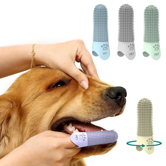 Lumoraa Pet Silicone Teeth Cleaning Fingertips – Voor Katten en Honden - Lumoraa