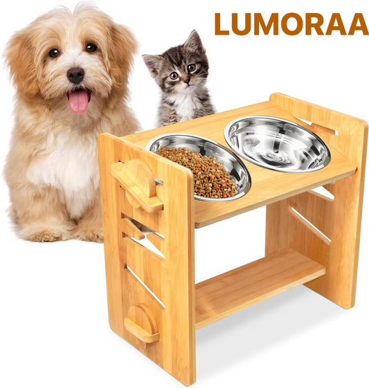 ComfortBowl – Verhoogde & Verstelbare Voerbak voor je Huisdier! 🐾🍽️ - Lumoraa