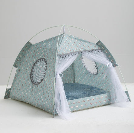 Katten Tent Kat Kat Huis Gesloten Huisdier Bed - Lumoraa