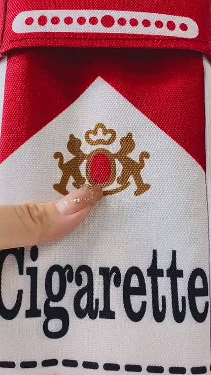 Grappig Hondenspeeltje – Sigarettendoos Pluche!