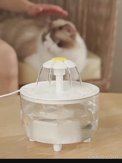 Automatische Waterfontein voor Huisdieren met Filter – 1,2L – Fluisterstil en Gezond Water voor Katten